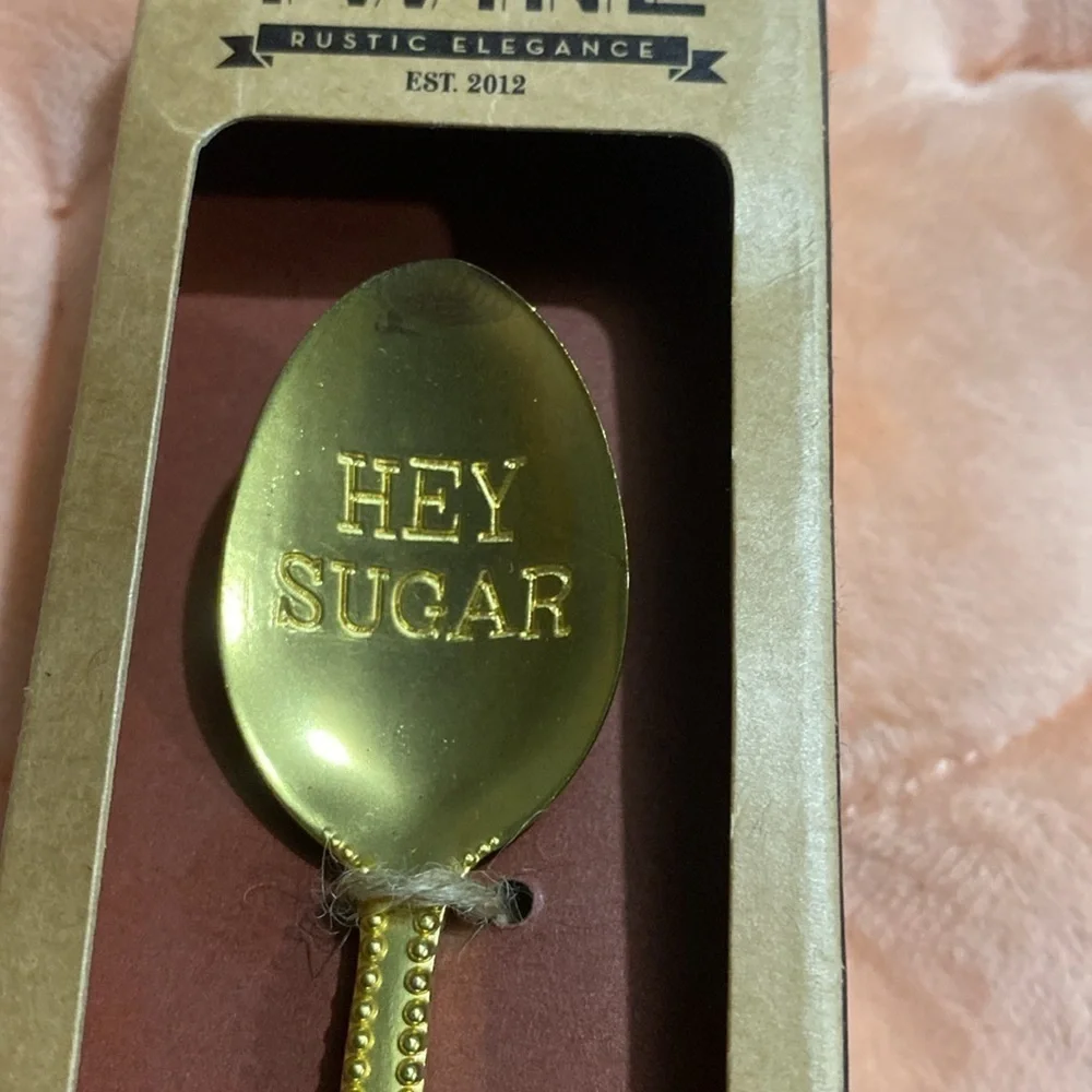 Twine Vintage Gold 'Hey Sugar' Spoon